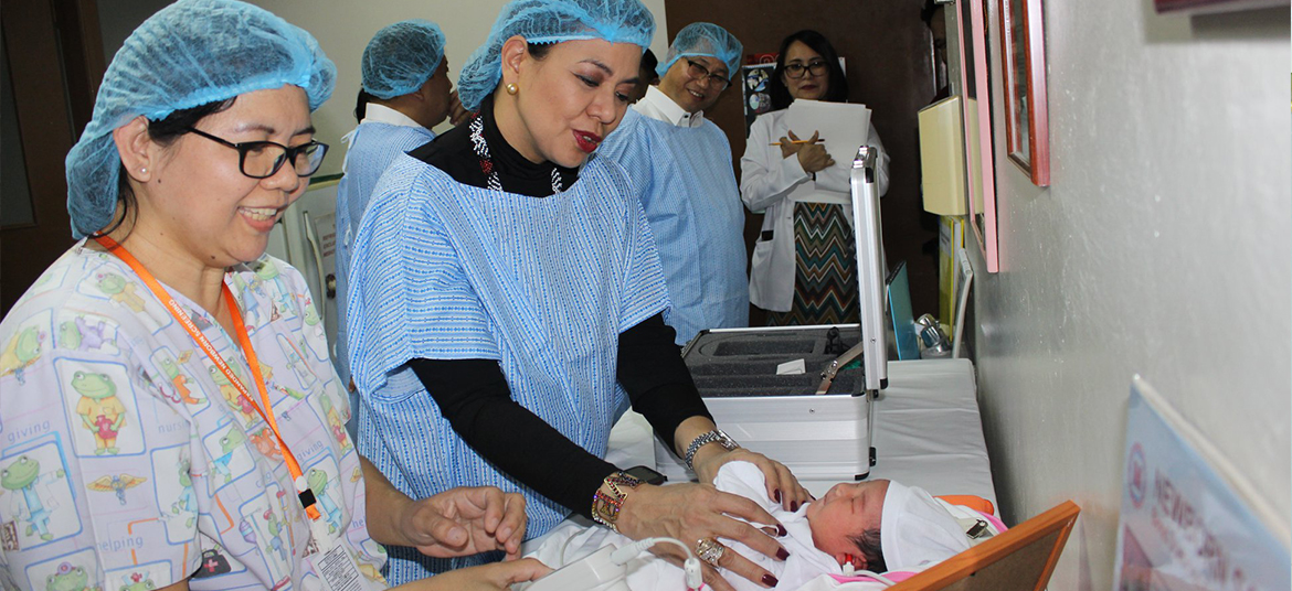 Newborn screening, neonatal ICU, delivery room for caesarian and normal deliveries